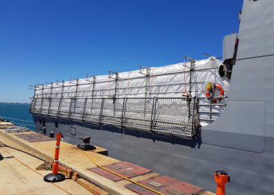 Monarflex in use Navy Ship